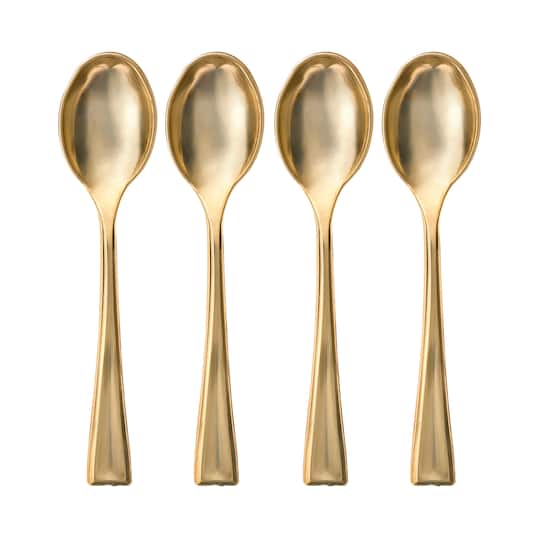 Gold Mini Spoons by Celebrate It™, 24ct.